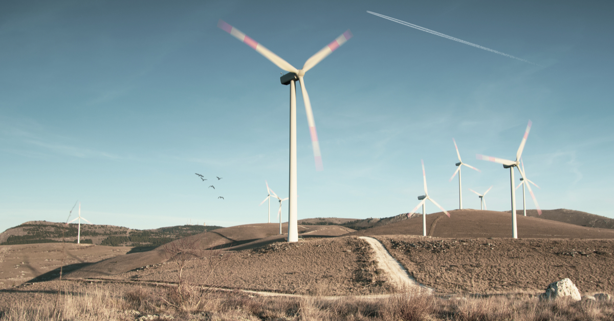 wind farm turbines electricity